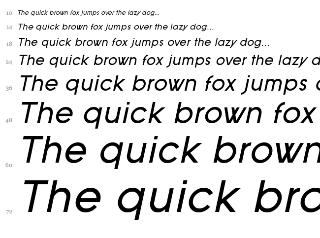 SF Old Republic font waterfall